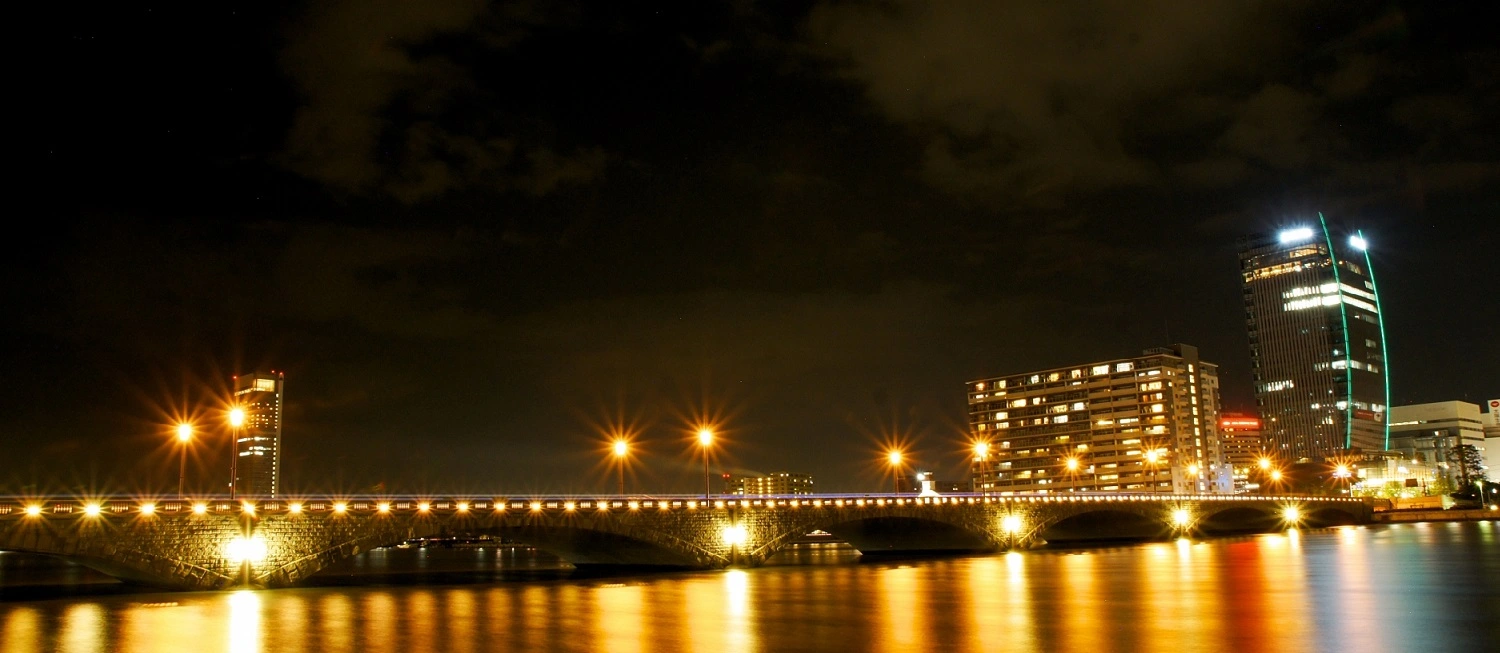 新潟の夜景の景色